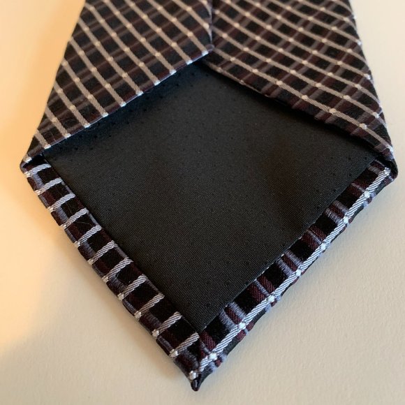 Pronto Uomo Men's Black Silk Necktie - Picture 3 of 7